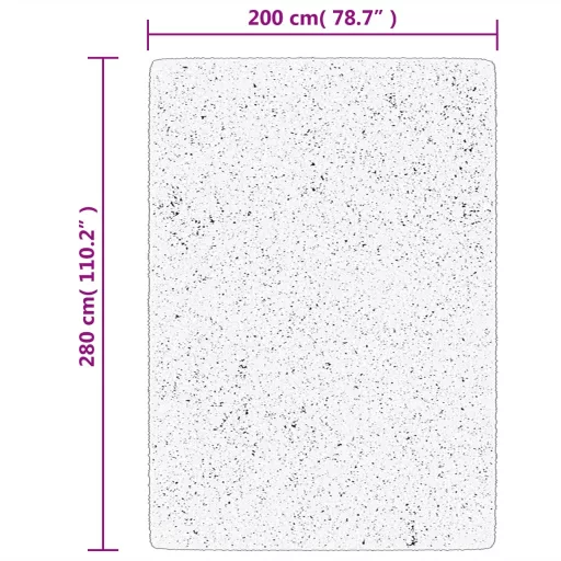 HUARTE homokszínű rövid szálú puha és mosható szőnyeg 200x280cm