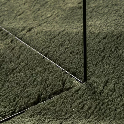 HUARTE erdőzöld rövid szálú puha és mosható szőnyeg 80 x 200 cm