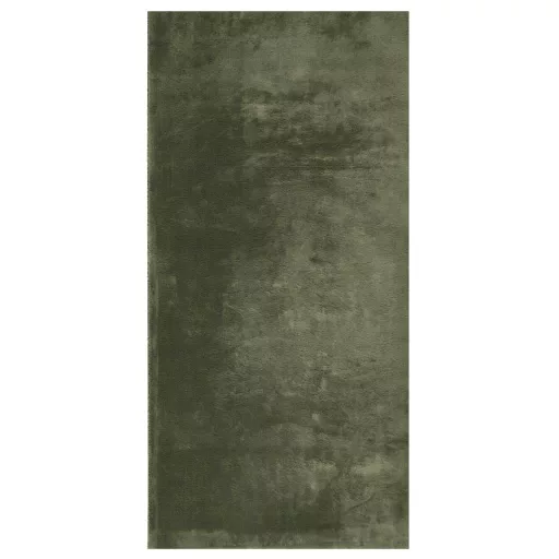 HUARTE erdőzöld rövid szálú puha és mosható szőnyeg 100x200 cm