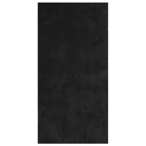 HUARTE fekete rövid szálú puha és mosható szőnyeg 100 x 200 cm
