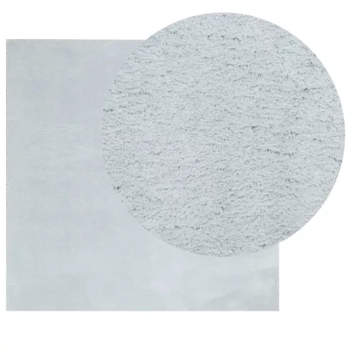 HUARTE kék rövid szálú puha és mosható szőnyeg 160 x 160 cm