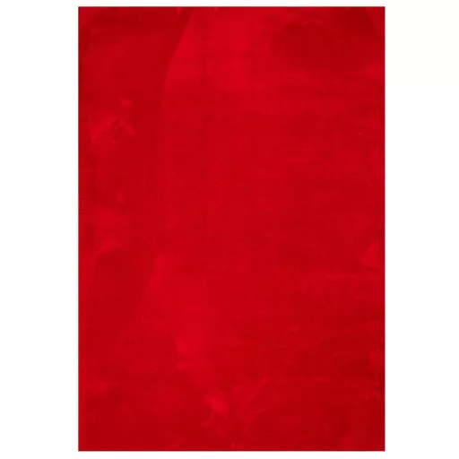 HUARTE piros rövid szálú puha és mosható szőnyeg 140 x 200 cm