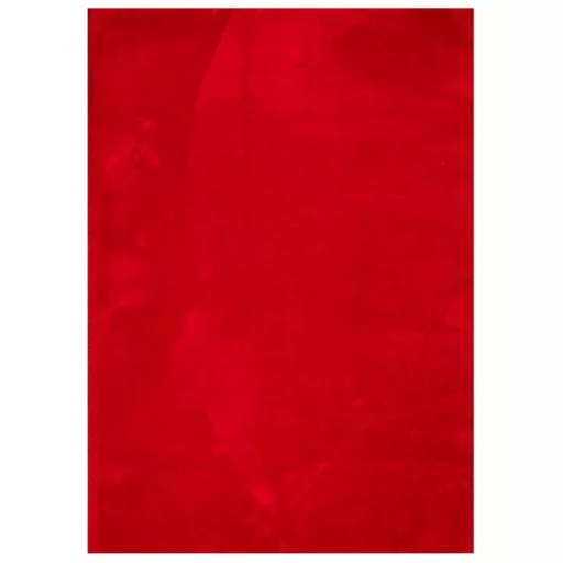 HUARTE piros rövid szálú puha és mosható szőnyeg 200 x 280 cm