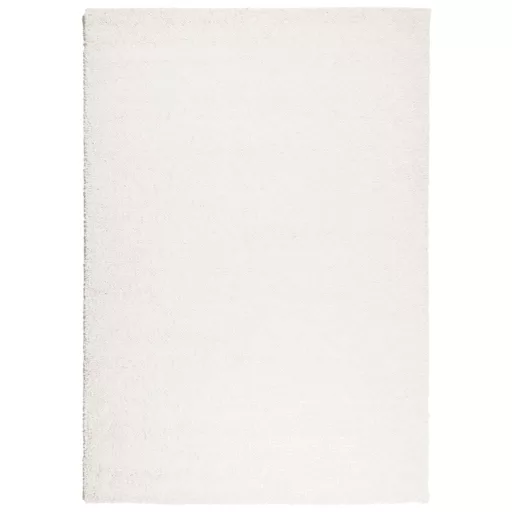 PAMPLONA krémszínű magas szálú bolyhos modern szőnyeg 140x200cm