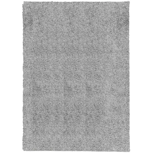 PAMPLONA szürke magas szálú bolyhos modern szőnyeg 200 x 280 cm