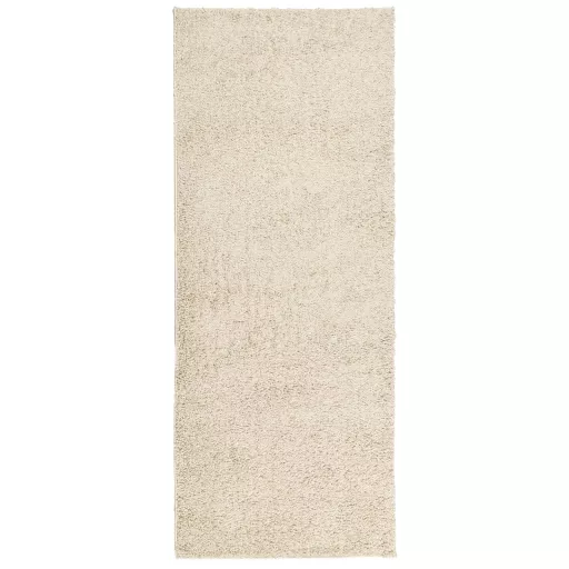 PAMPLONA arany magas szálú bolyhos modern szőnyeg 80 x 200 cm