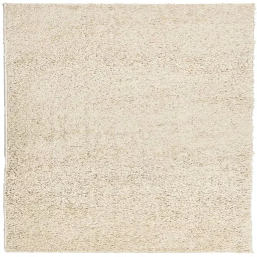 PAMPLONA arany magas szálú bolyhos modern szőnyeg 160 x 160 cm