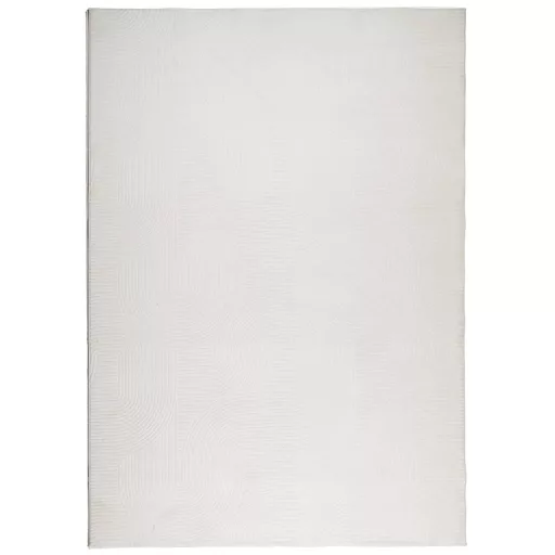 IZA krémszínű rövid szálú skandináv stílusú szőnyeg 120x170 cm