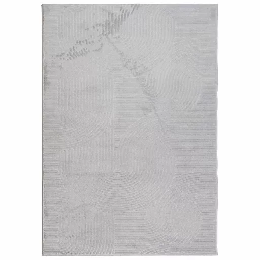 IZA szürke rövid szálú skandináv stílusú szőnyeg 160 x 230 cm