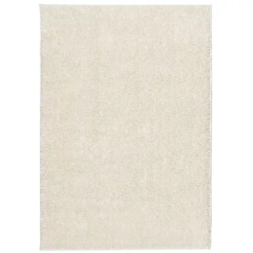 ISTAN krémszínű hosszú szálú fényes szőnyeg 140 x 200 cm