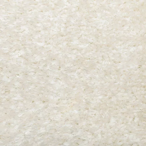 ISTAN krémszínű hosszú szálú fényes szőnyeg 140 x 200 cm