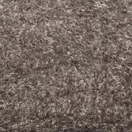 ISTAN szürke hosszú szálú fényes szőnyeg 80 x 150 cm