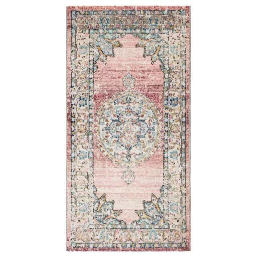 ARBIZU többszínű vintage stílusú bel-/kültéri szőnyeg 80x150 cm