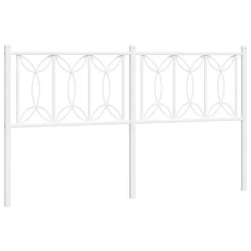 Fehér fém csere fejtámla 150 cm