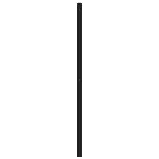 Fekete fém csere fejtámla 193 cm