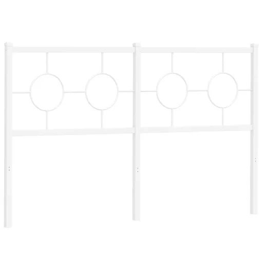 Fehér fém csere fejtámla 140 cm