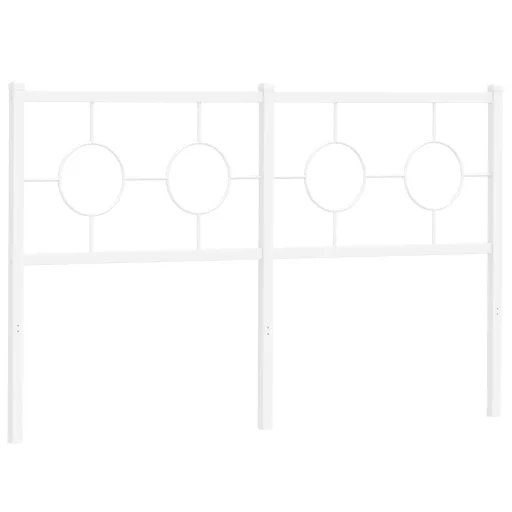 Fehér fém csere fejtámla 140 cm