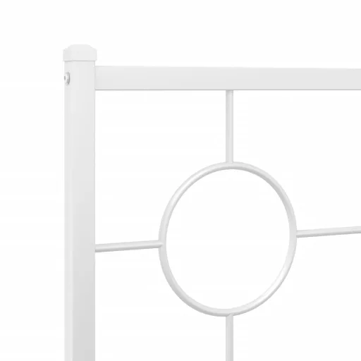 Fehér fém csere fejtámla 140 cm