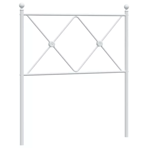 Fehér fém csere fejtámla 75 cm
