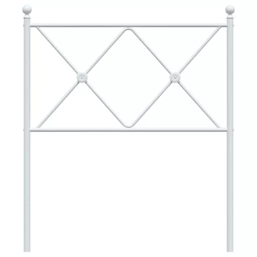 Fehér fém csere fejtámla 75 cm