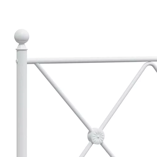 Fehér fém csere fejtámla 75 cm
