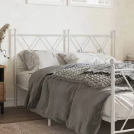 Fehér fém csere fejtámla 137 cm