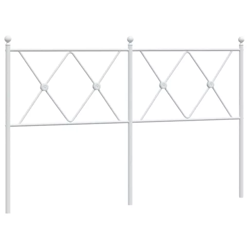 Fehér fém csere fejtámla 137 cm