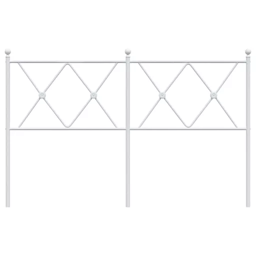 Fehér fém csere fejtámla 137 cm
