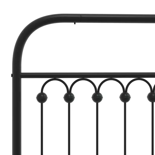 Fekete fém csere fejtámla 75 cm
