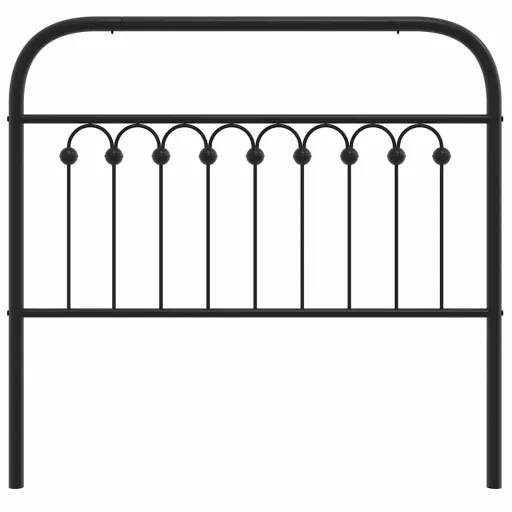 Fekete fém csere fejtámla 100 cm