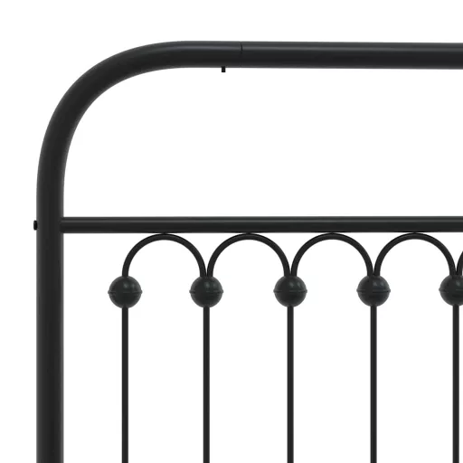 Fekete fém csere fejtámla 100 cm