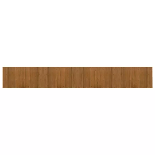 Négyszögletű barna bambusz szőnyeg 60 x 400 cm
