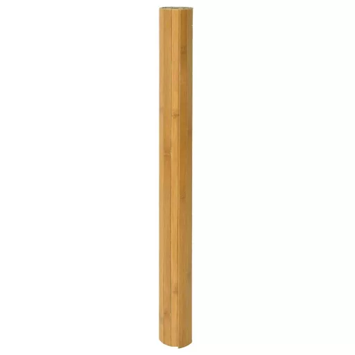 Négyszögletű természetes bambusz szőnyeg 70 x 100 cm