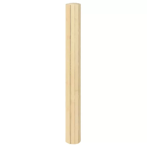Négyszögletű világos természetes bambusz szőnyeg 70 x 100 cm