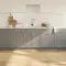 Négyszögletű világos természetes bambusz szőnyeg 70 x 300 cm