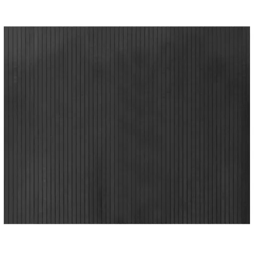 Négyszögletű szürke bambusz szőnyeg 80 x 100 cm