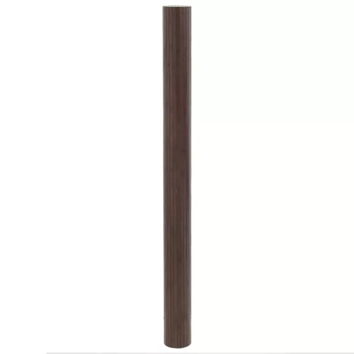 Négyszögletű sötétbarna bambusz szőnyeg 80 x 300 cm