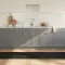 Négyszögletű fekete bambusz szőnyeg 60 x 400 cm