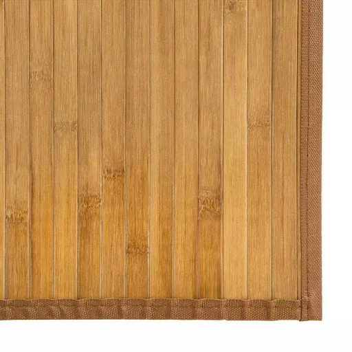 Négyszögletű természetes bambusz szőnyeg 60 x 400 cm