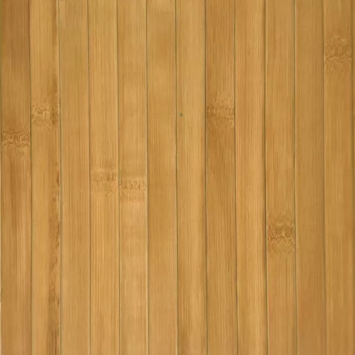 Négyszögletű természetes bambusz szőnyeg 60 x 400 cm