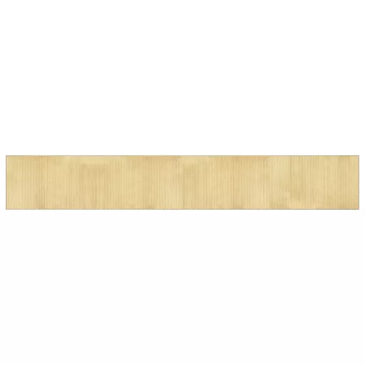 Négyszögletű világos természetes bambusz szőnyeg 60 x 400 cm