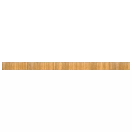 Négyszögletű természetes bambusz szőnyeg 60 x 1000 cm