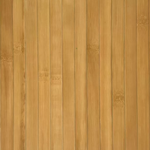 Négyszögletű természetes bambusz szőnyeg 60 x 1000 cm