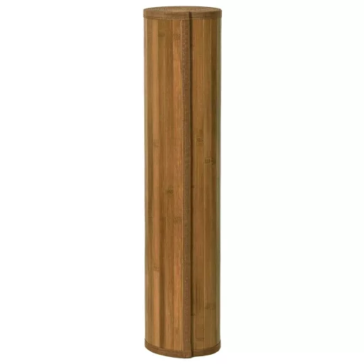 Négyszögletű barna bambusz szőnyeg 70 x 1000 cm
