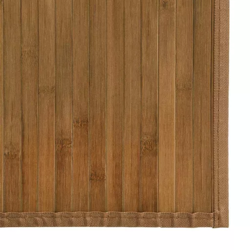 Négyszögletű barna bambusz szőnyeg 70 x 1000 cm