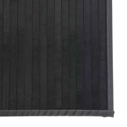 Négyszögletű szürke bambusz szőnyeg 70 x 1000 cm