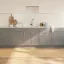 Négyszögletű világos természetes bambusz szőnyeg 80x 400 cm
