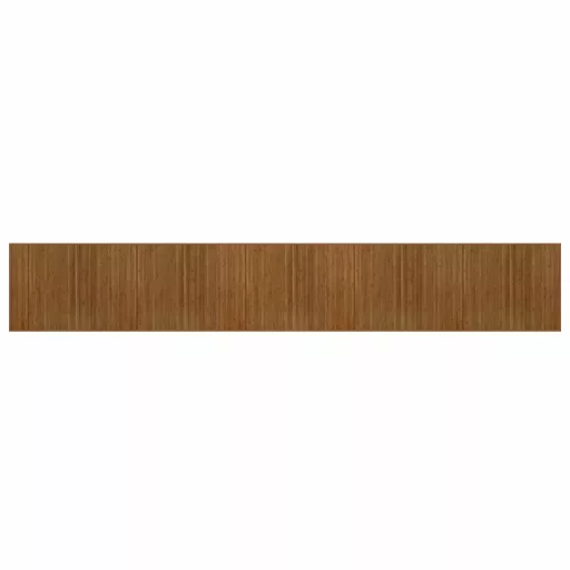 Négyszögletű barna bambusz szőnyeg 80 x 1000 cm