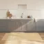 Négyszögletű világos természetes bambusz szőnyeg 100 x 200 cm