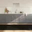 Négyszögletű fekete bambusz szőnyeg 100 x 400 cm